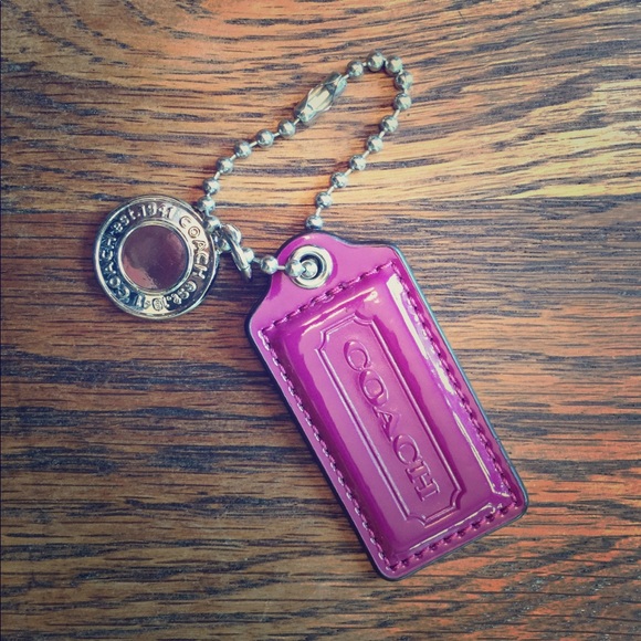 Coach Accessories - COACH keychain purple and classy